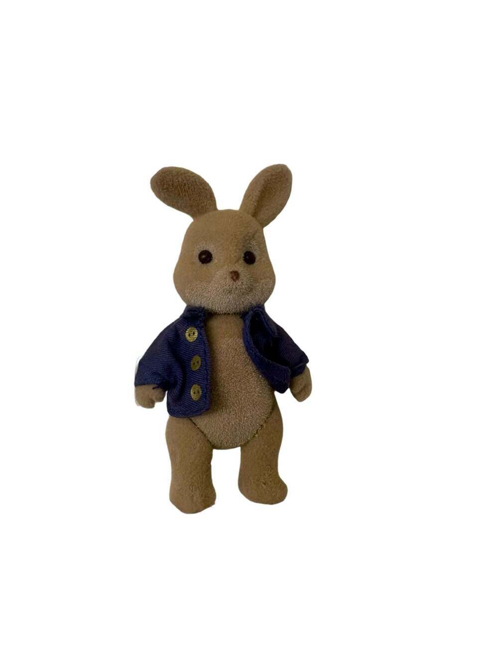 Peter Rabbit Flocked Figure in Blue Jacket